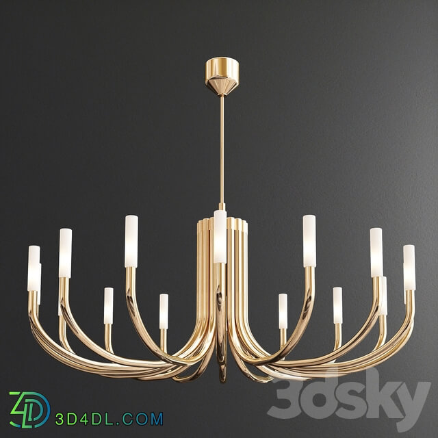 Four Exclusive Chandelier Collection 74 Pendant light 3D Models