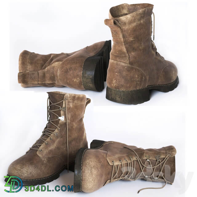 Footwear Frayed boots