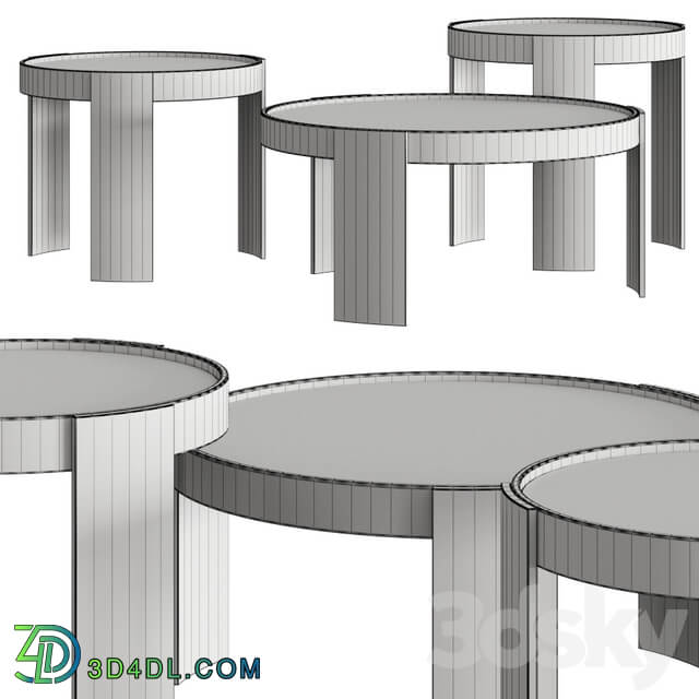 Cassina 780 783 Coffee Tables