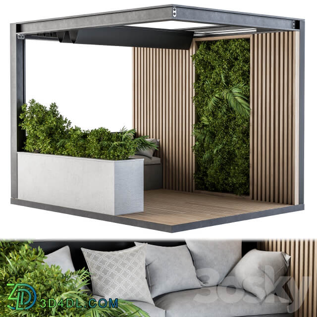 Other Roof Garden and Landscape Furniture with Pergola 03