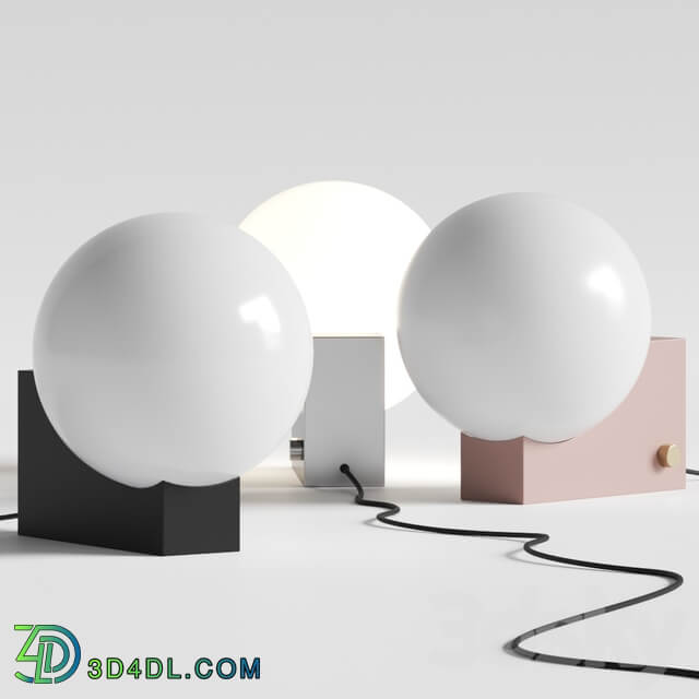 AndTradition Journey Table Lamps 3D Models