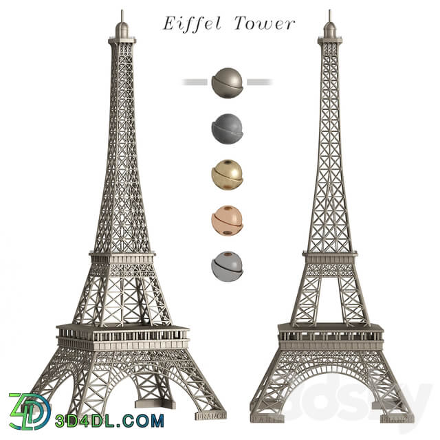 Eiffel tower Other decorative objects 3D Models