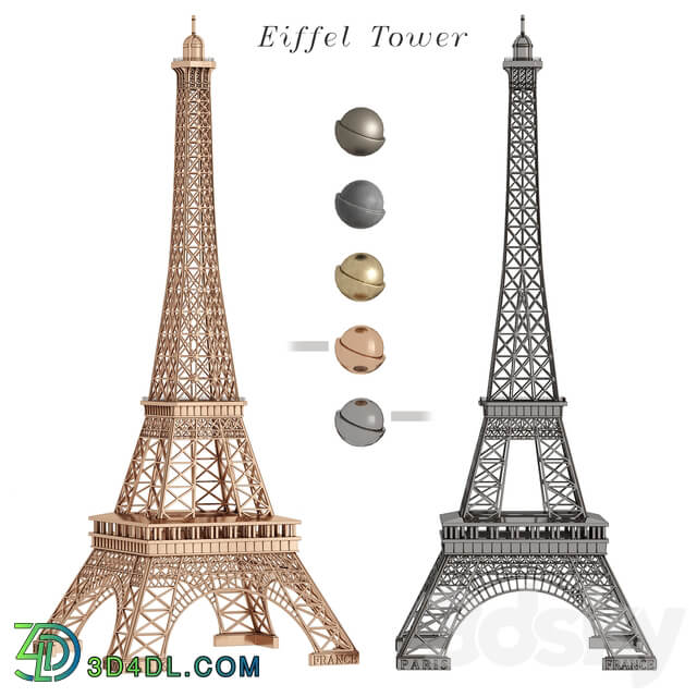 Eiffel tower Other decorative objects 3D Models