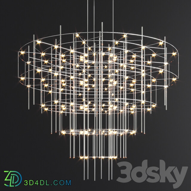 Spy quasar chandelier Pendant light 3D Models