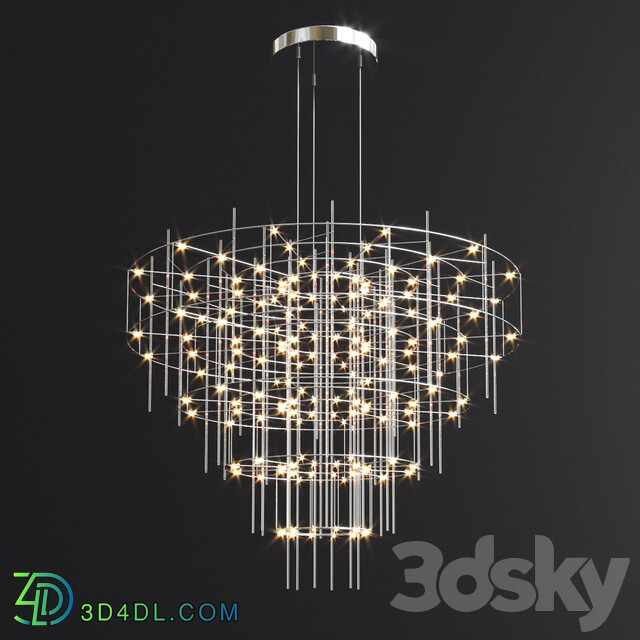 Spy quasar chandelier Pendant light 3D Models