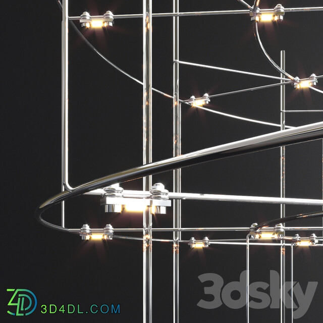 Spy quasar chandelier Pendant light 3D Models