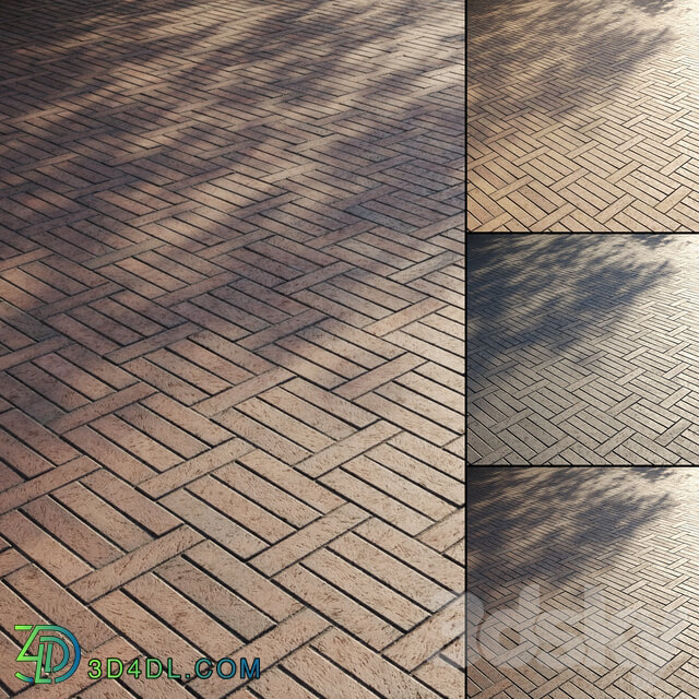 Clinker paving slabs Type 7