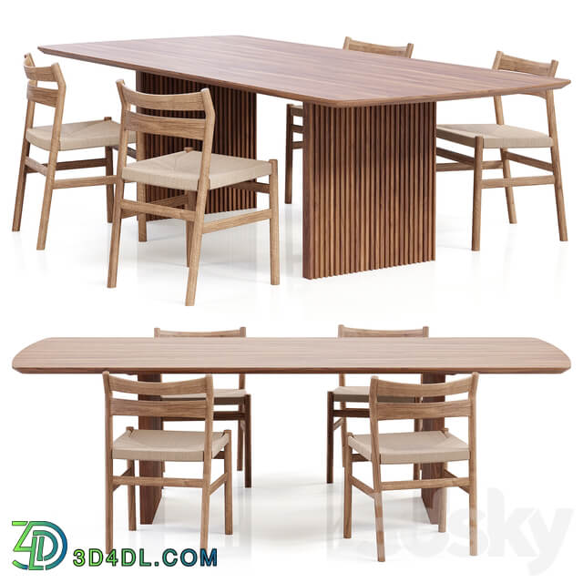 Table Chair Artilleriet BM1 chair and Ten table