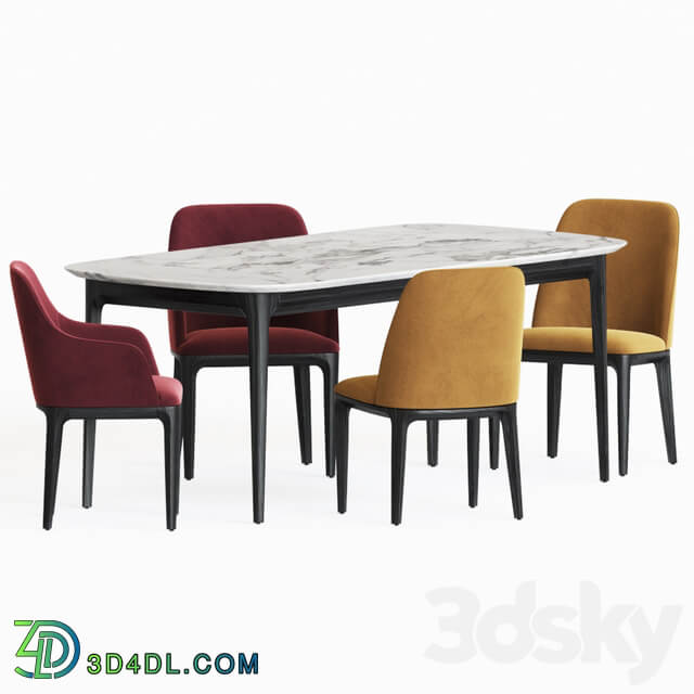 Table Chair Dining Set 78