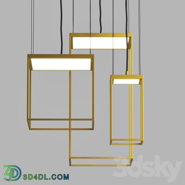 BRASSIE by Ronda Design Pendant light 3D Models