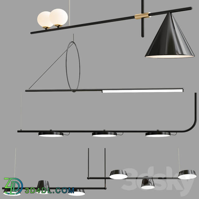 Pendant Lamp Collection 01 Pendant light 3D Models