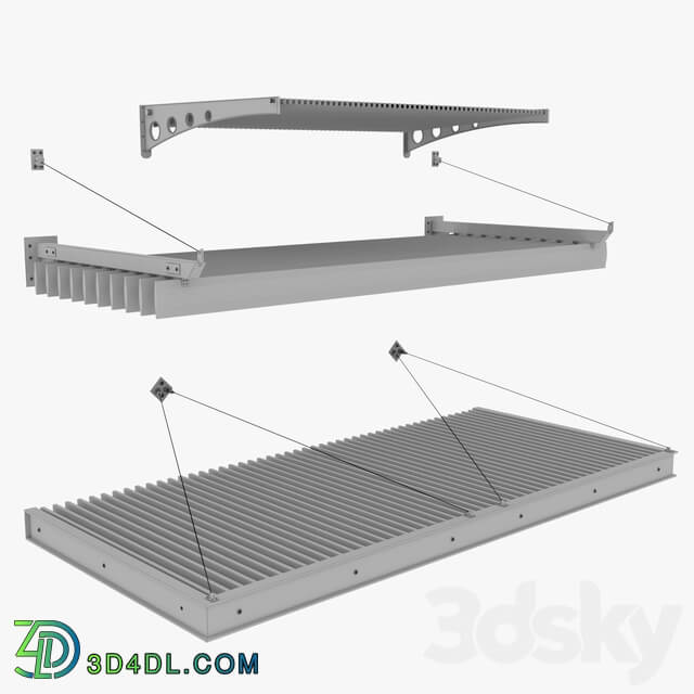 Steel canopy