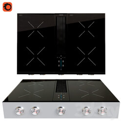 BORA Pro cooktop with integrated cooker hood 