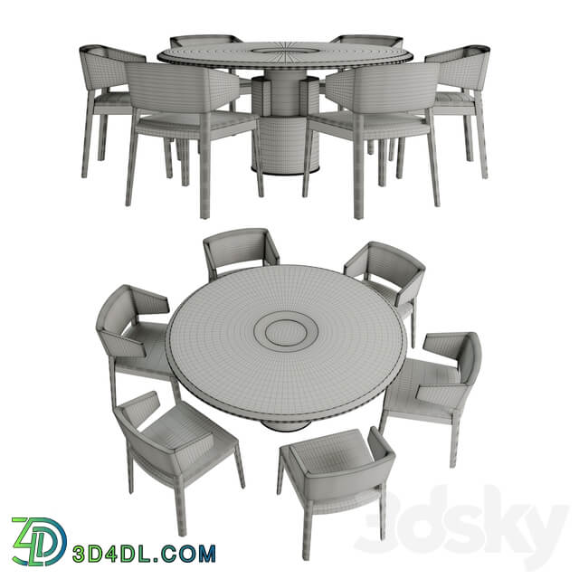 Table Chair Dinner set 2