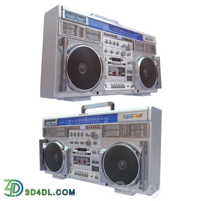 3D Retro Boombox Conion C 100F