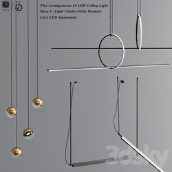 Flos Linear Suspension And Dora Pendant Collection 