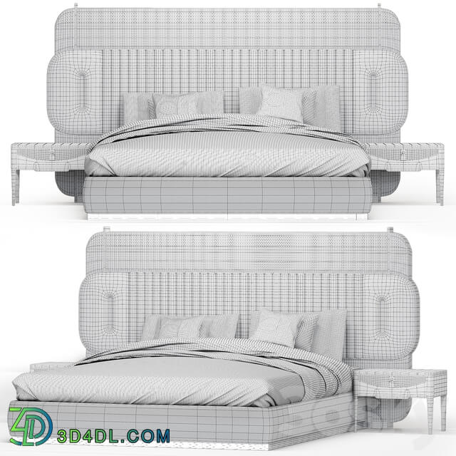 Bed Carpanese Home PAPILLON BED