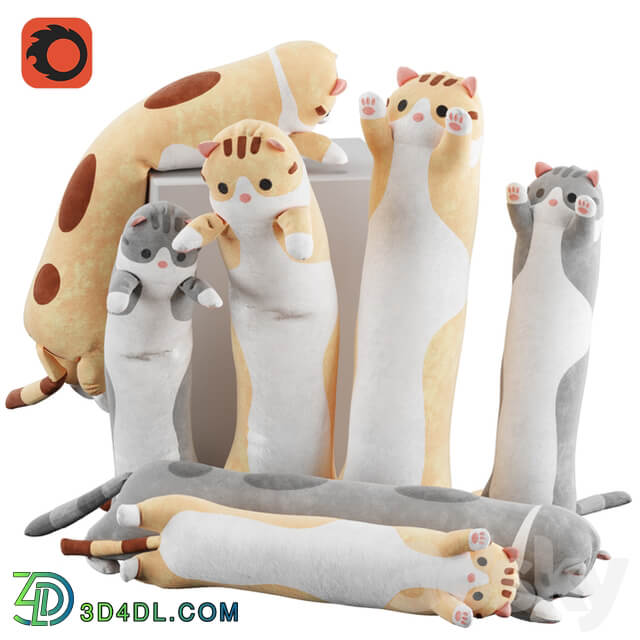 Stuffed plush toy cat from aliexpress