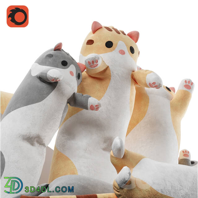 Stuffed plush toy cat from aliexpress