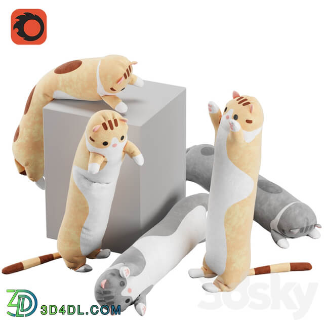 Stuffed plush toy cat from aliexpress