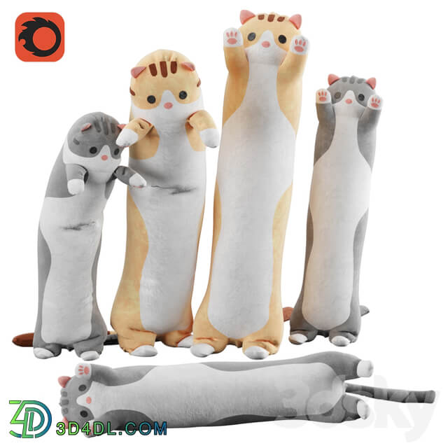 Stuffed plush toy cat from aliexpress