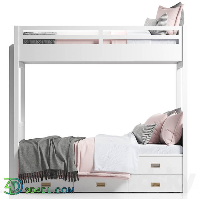 Avalon Bunk Bed with Trundle