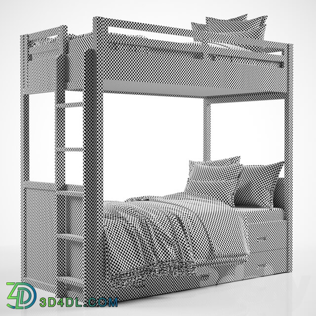 Avalon Bunk Bed with Trundle