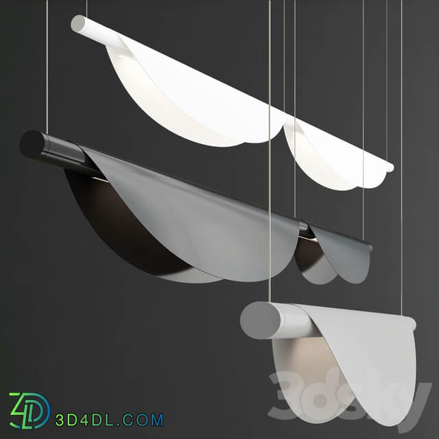 Tela Led Pendant light 3D Models