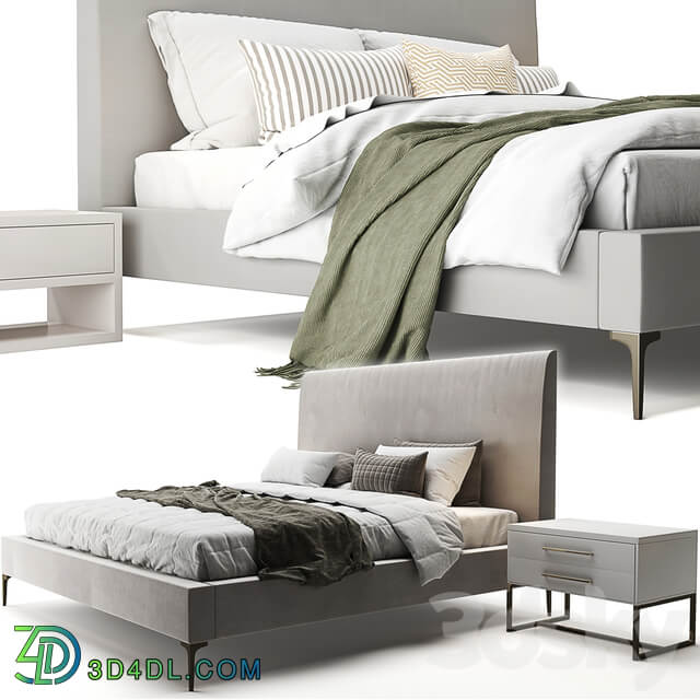 Bed Andes Deco Upholstered Bed