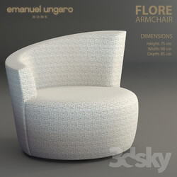 EMANUEL UNGARO FLORE Armchair Chair 