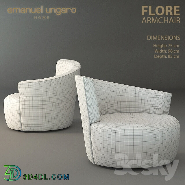 EMANUEL UNGARO FLORE Armchair Chair