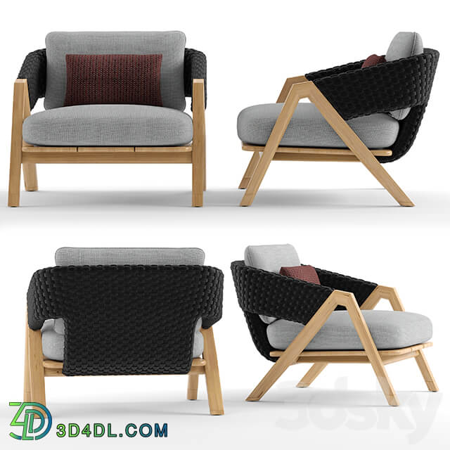 Ethimo knit armchair