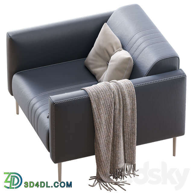 Armchair TUXEDO PNO 96x100x h77