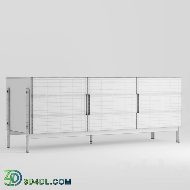 Sideboard Chest of drawer LOW RECTANGULAR FLOAT SIDEBOARD. Novamobili.