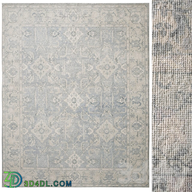 Allegra Hand Knotted Wool Rug