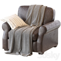 Fremont Roll Arm Upholstered Armchair 