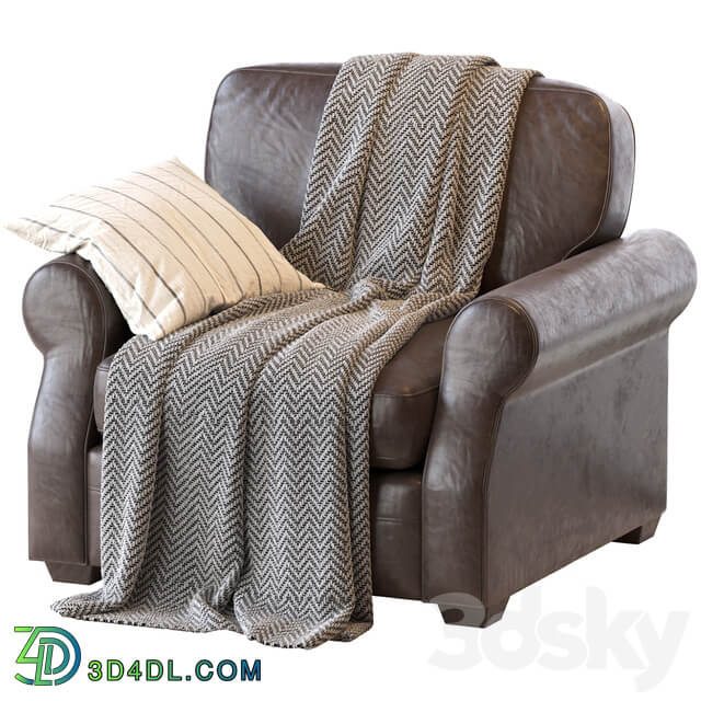 Fremont Roll Arm Upholstered Armchair