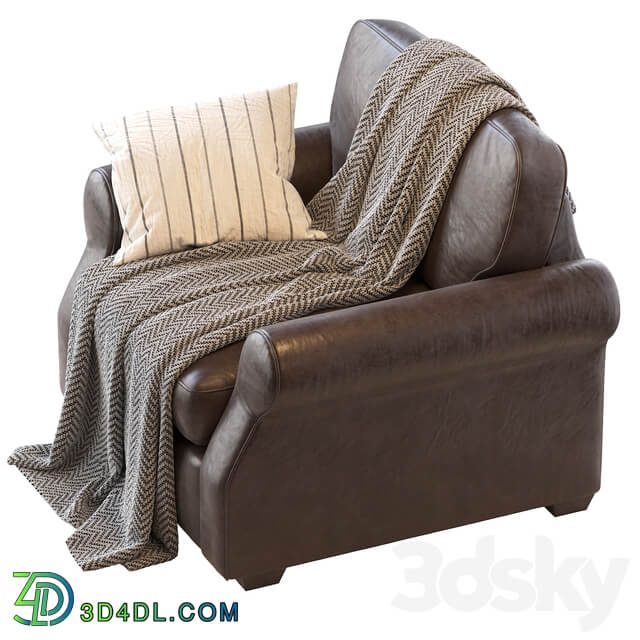 Fremont Roll Arm Upholstered Armchair