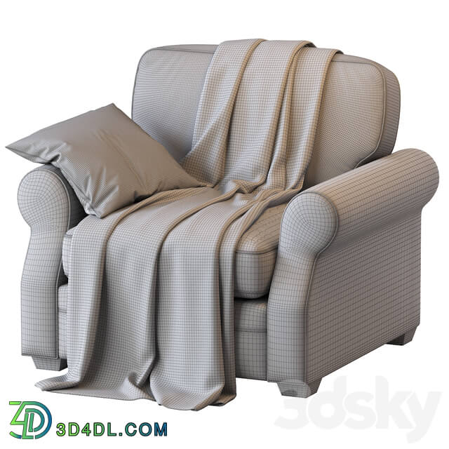 Fremont Roll Arm Upholstered Armchair