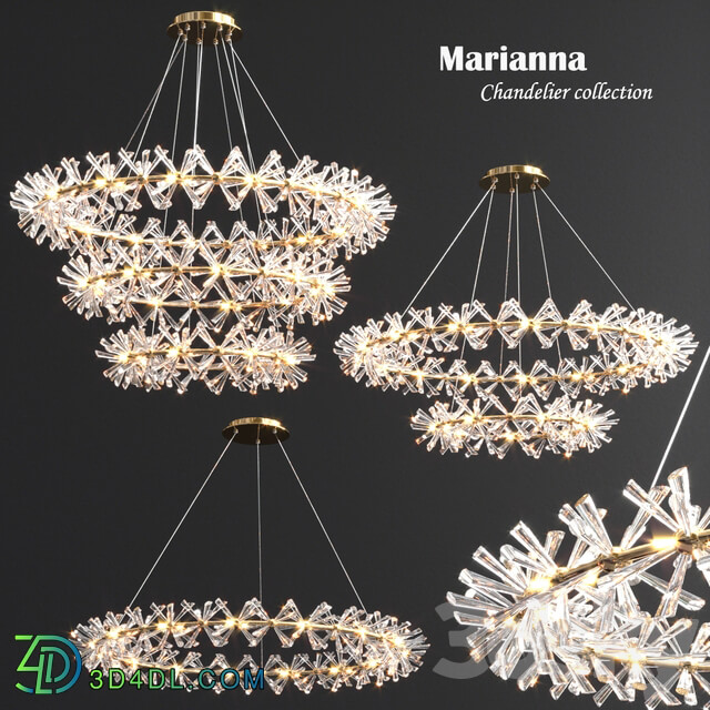 Pendant light Marianna Chandelier Collection 3 type