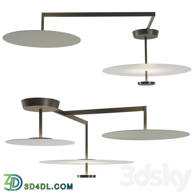 Ceiling lamp Flat Ceiling Lamp by vibia