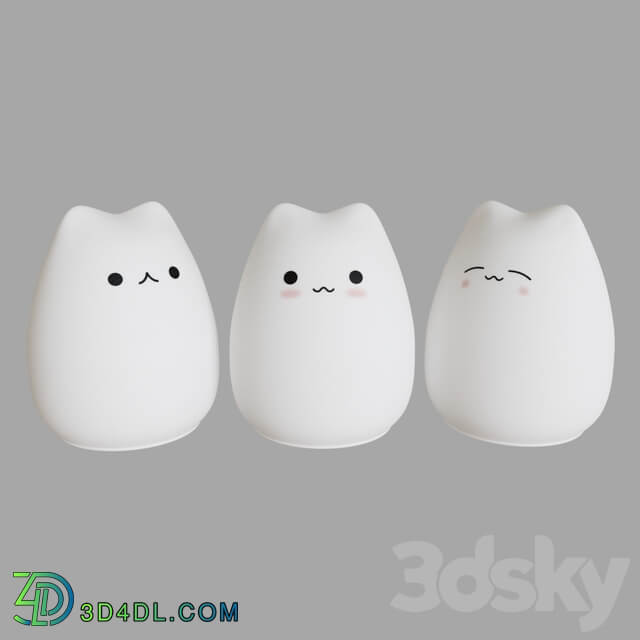 Cute Cat LED Night Lamp