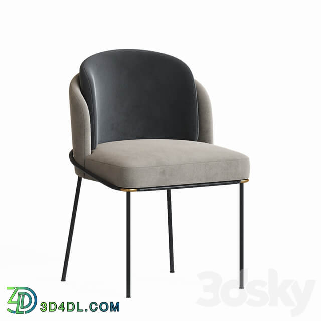 Minotti Fil noir Dining chair