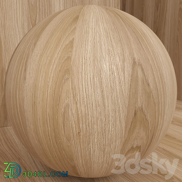 Material wood seamless oak set 109