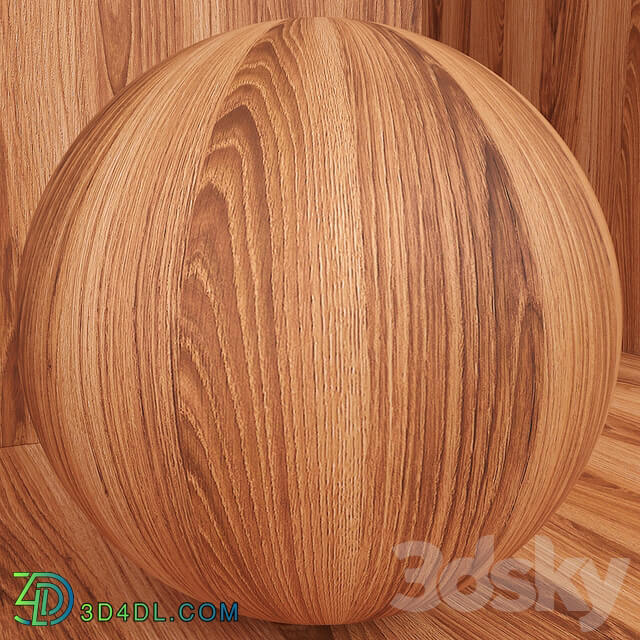 Material wood seamless oak set 109