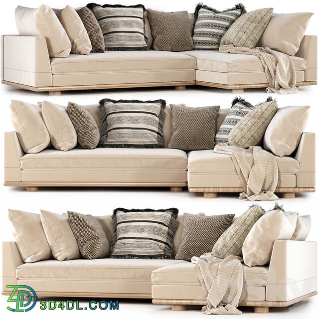 Relaxed saguaro sectional