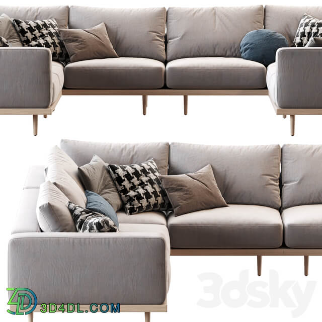 Newport 5 Piece U Shaped Sectional