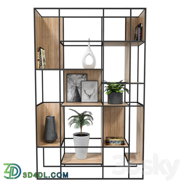 Loft shelving unit