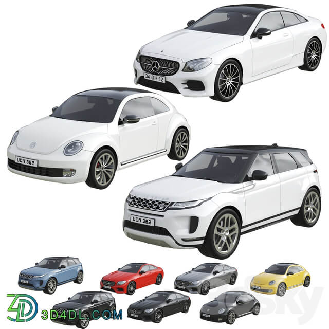 Low Poly Cars Set