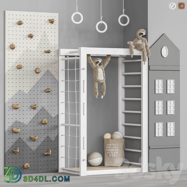 Toys and furniture set 81 Miscellaneous 3D Models
